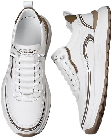 

Мужские слипоны из натуральной кожи, легкие дышащие повседневные лоферы, мягкие оксфорды для вождения Generic, белый