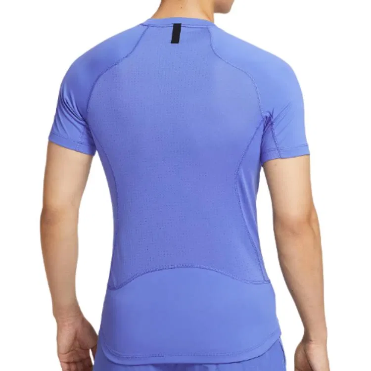 Футболка Nike Pro Dri FIT с коротким рукавом Comet Blue — фото 2