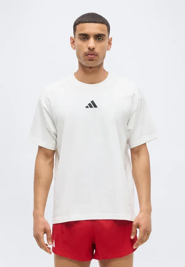 Футболка принтованная Adidas Performance, белый — фото 2