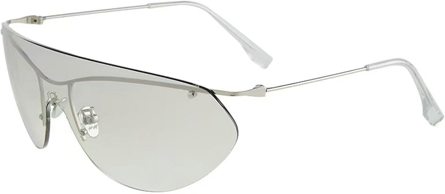 

Модные солнцезащитные очки-пилот большого размера 2025 года для женщин, в винтажном панк-стиле, с металлической оправой, для мужчин, роскошные трендовые очки с защитой от УФ-излучения UV400 mincl, C4