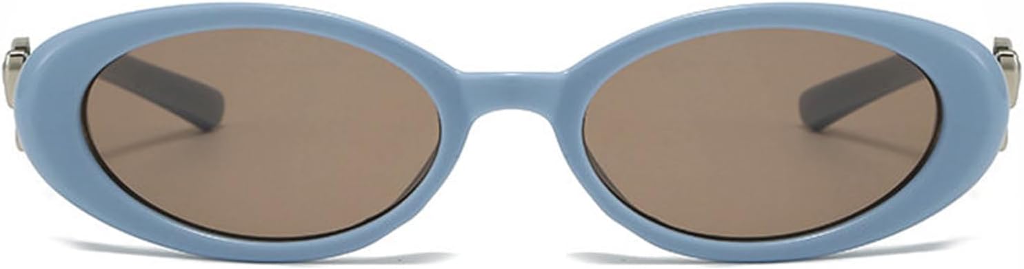 

Солнцезащитные очки Willochra Retro Oval bow для женщин, модные, в маленькой овальной оправе, дизайнерские, для активного отдыха, с защитой от УФ-излучения UV400, модель F27, Blue