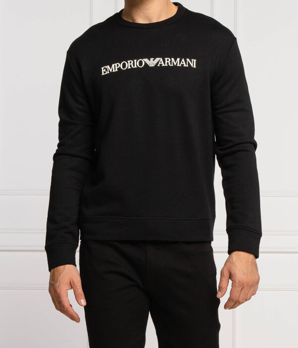 

Свитер Regular fit Emporio Armani, черный