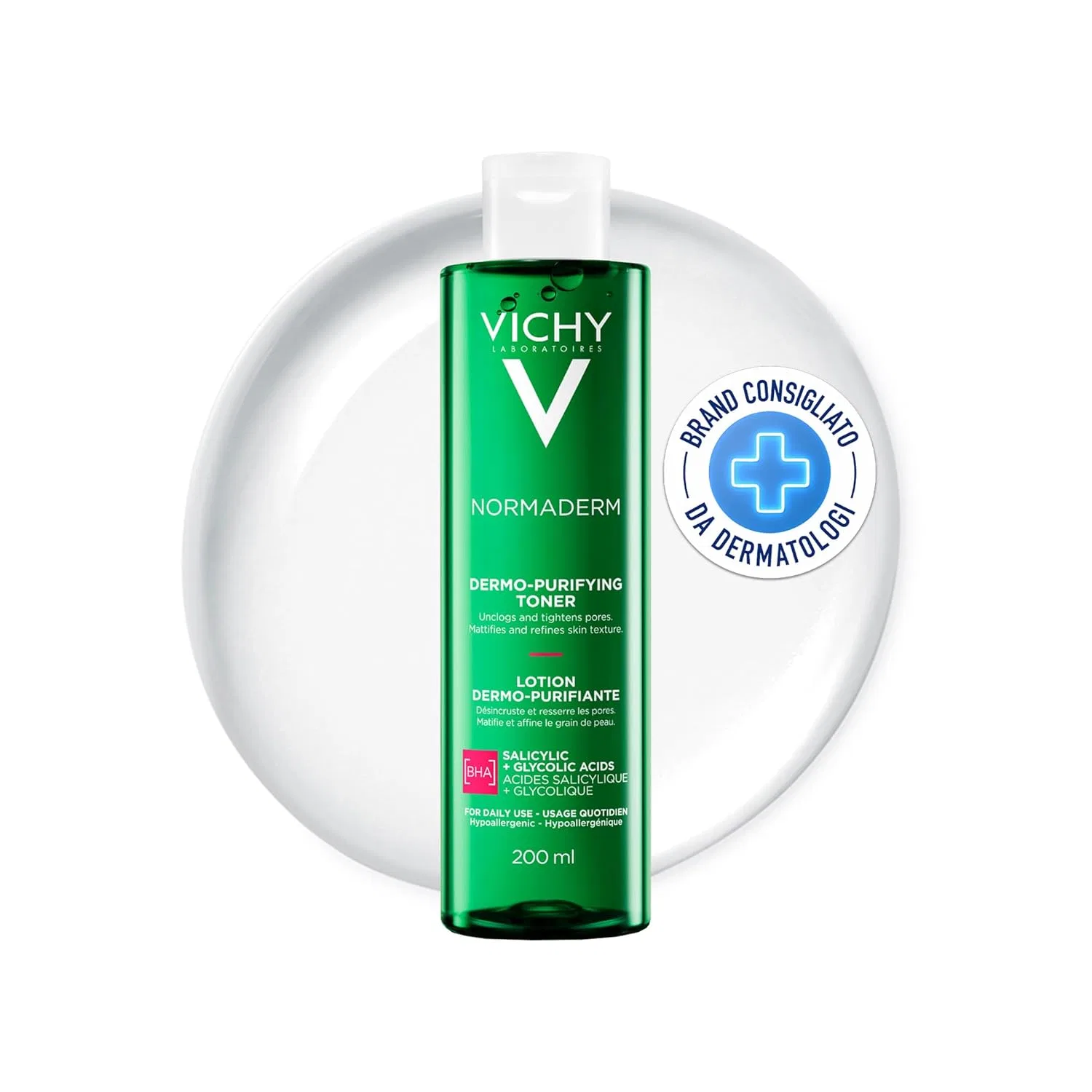Лосьон Vichy — Очищающий вяжущий Normaderm от, 200 мл