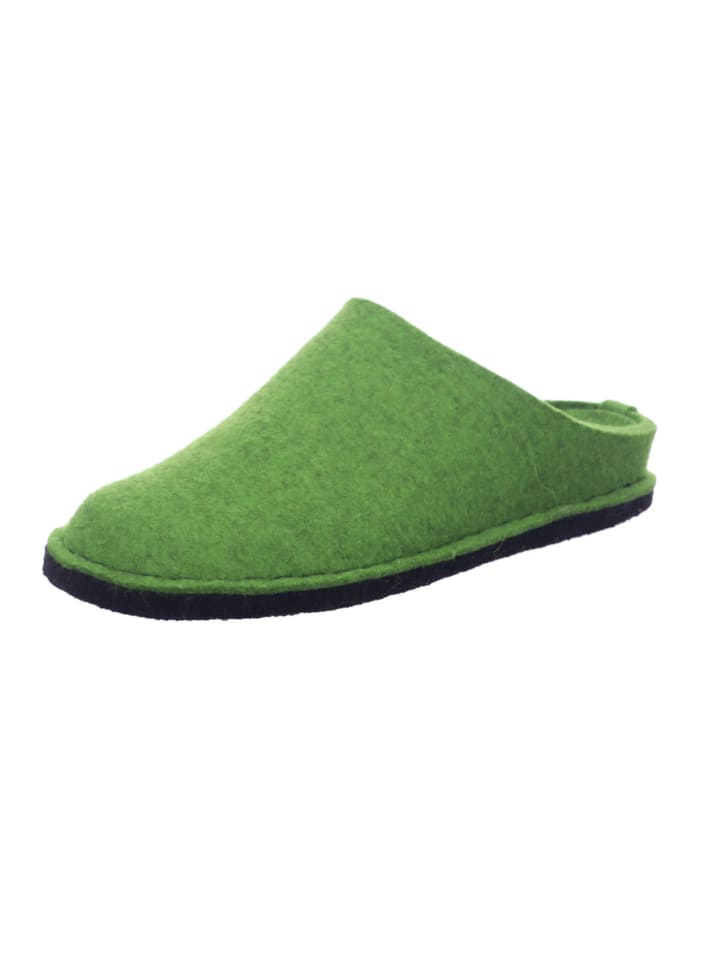 

Зеленые тапочки HAFLINGER