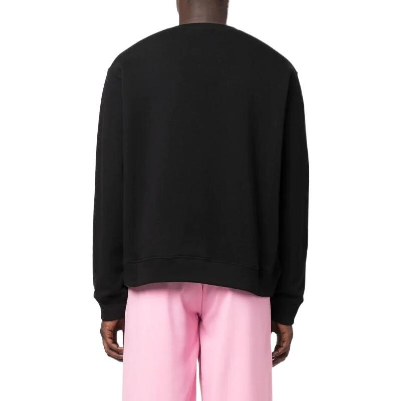 Толстовка мужская Gucci Logo-print, хлопок, черный/розовый — фото 3
