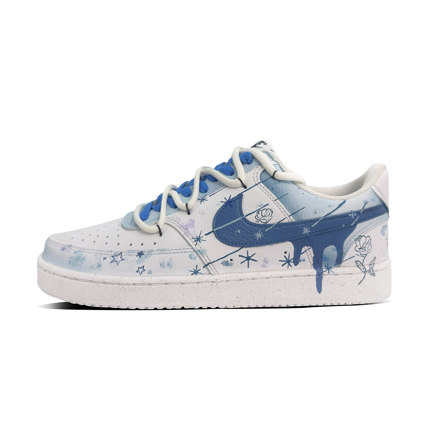 

Кроссовки для скейтборда Court Vision 1, унисекс, низкие, синий Nike