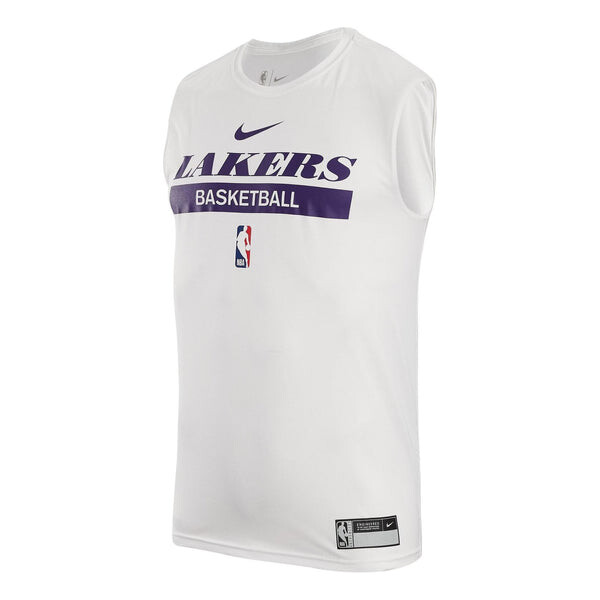 

Футболка Nike x NBA LOS ANGELES LAKERS Dri-FIT Sleeveless T-shirt 'White', белый