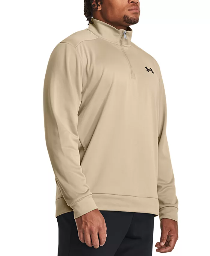 

Мужская толстовка Armour Fleece с молнией на четверть Under Armour, коричневый/бежевый