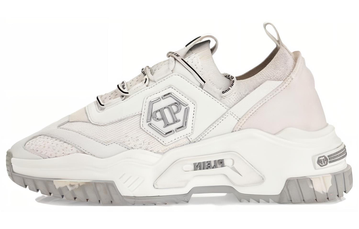 

PHILIPP PLEIN Кожаные мид-топы Casual Shoes Unisex White