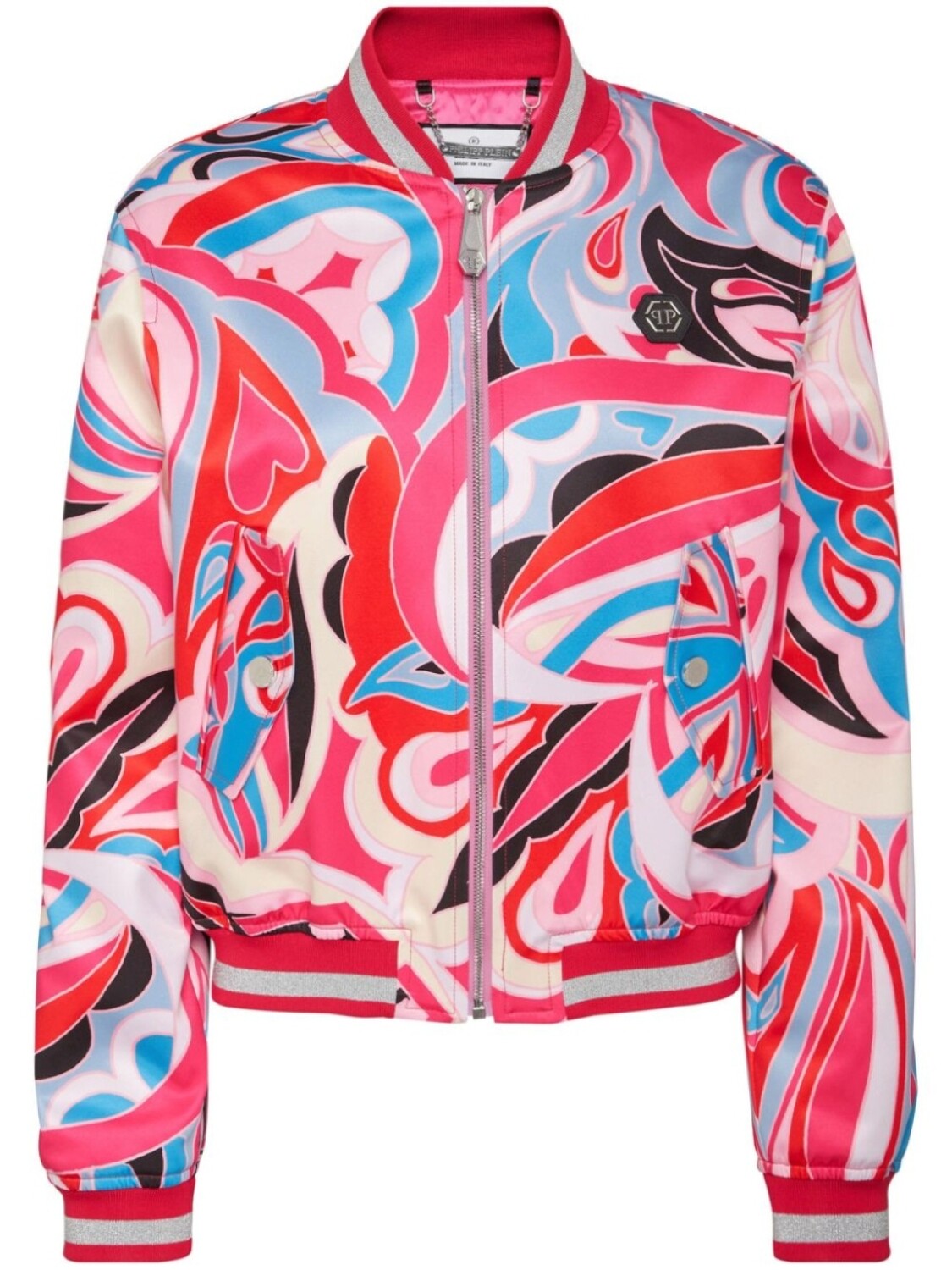 

Philipp Plein бомбер Colorful Circus, розовый