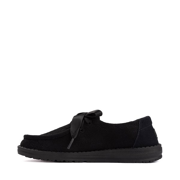 Слипоны Womens HEYDUDE Wendy Lace Slip-On Casual Shoe, черный