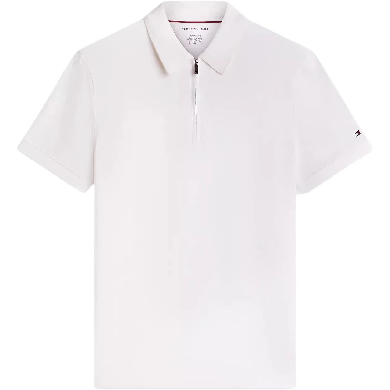Поло Tommy Hilfiger 2026 белое мужское