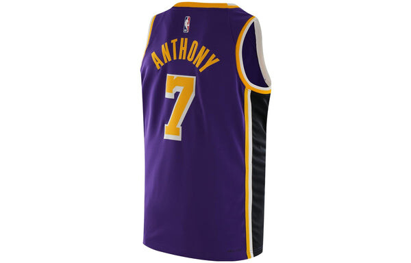 Майка Air Jordan x NBA LA Lakers Jerseys 'Carmelo Anthony 7', фиолетовый — фото 2