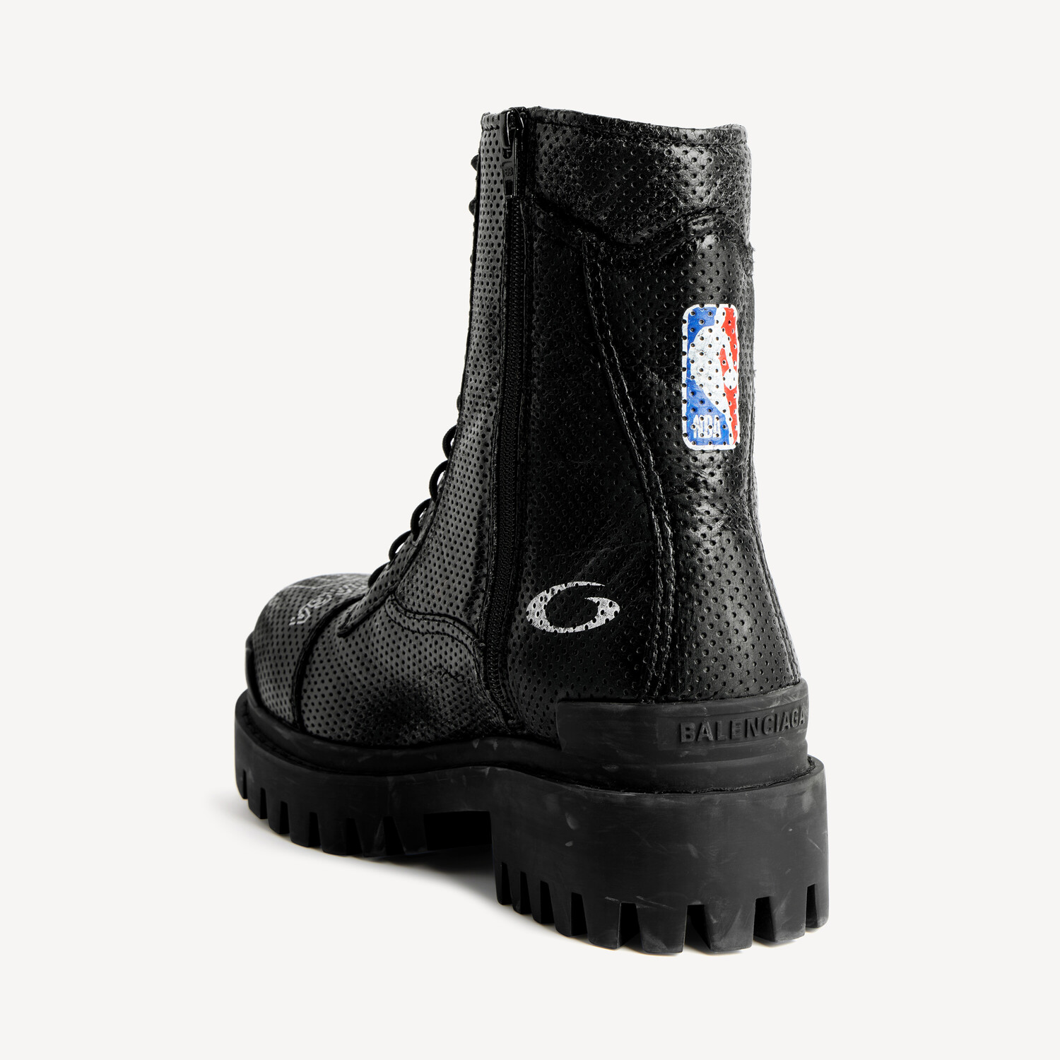 Мужские ботинки Balenciaga в коллаборации с NBA Combat Strike, черные — фото 2