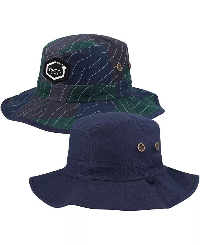 

Мужская темно-синяя шляпа Island Hex Reverse Boonie RVCA