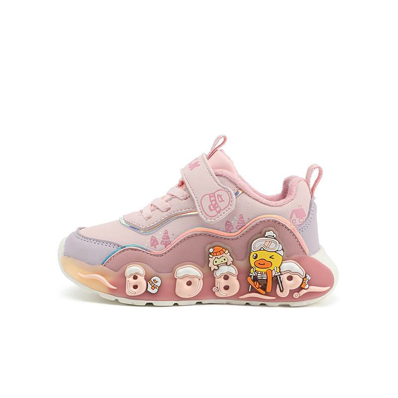 

B.Duck Желтые утиные противоскользящие, износостойкие, термо низкие повседневные ботинки kids'