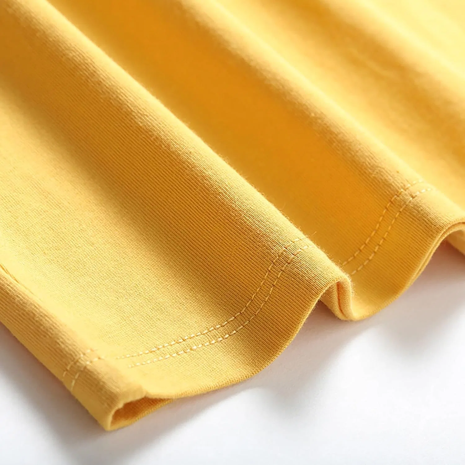 Детская футболка с длинным рукавом, Slim, Cotton Soft, Yellow — фото 2