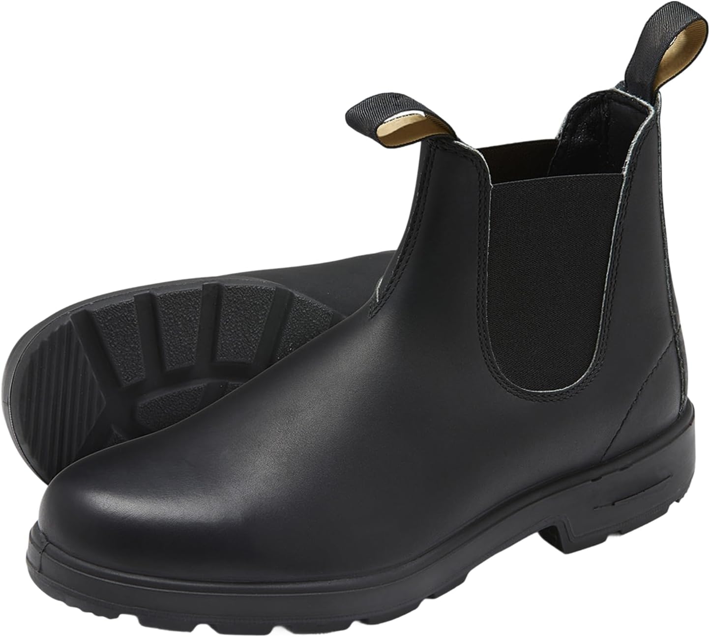 

Мужские ботинки челси, классические повседневные ботинки без шнурков на массивной платформе с круглым носком, рабочие ботинки до щиколотки, деловая обувь Generic, черный