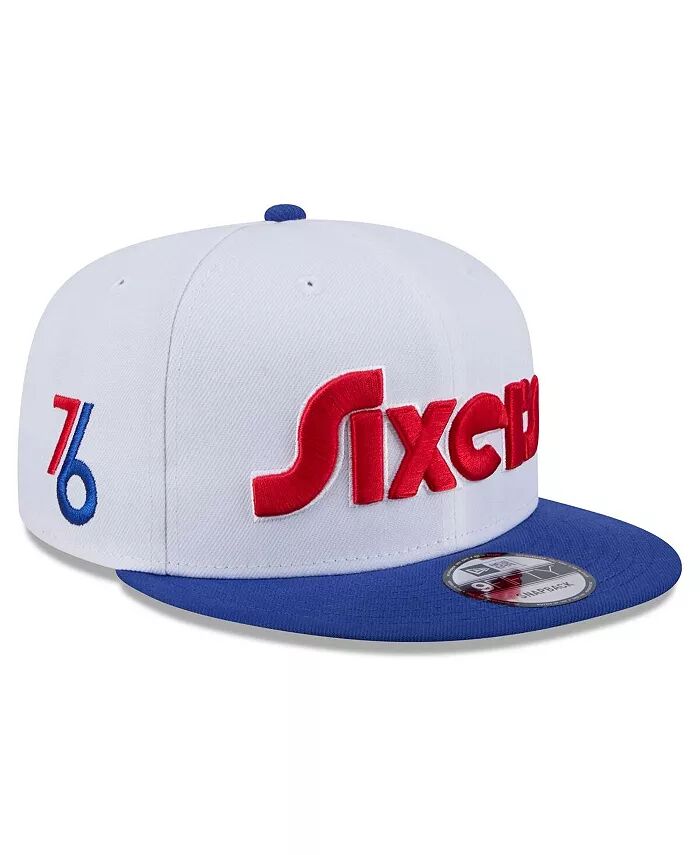 

Белая бейсболка Philadelphia 76ers 2024/25 City Edition 9FIFTY Snapback для больших мальчиков и девочек New Era