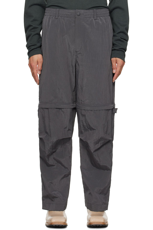 

Брюки с удлиненным светом Solid Homme, серый