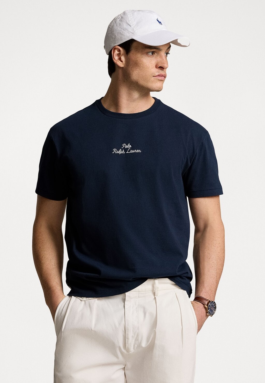 

Футболка базовая SHORT SLEEVE Polo Ralph Lauren, цвет marine