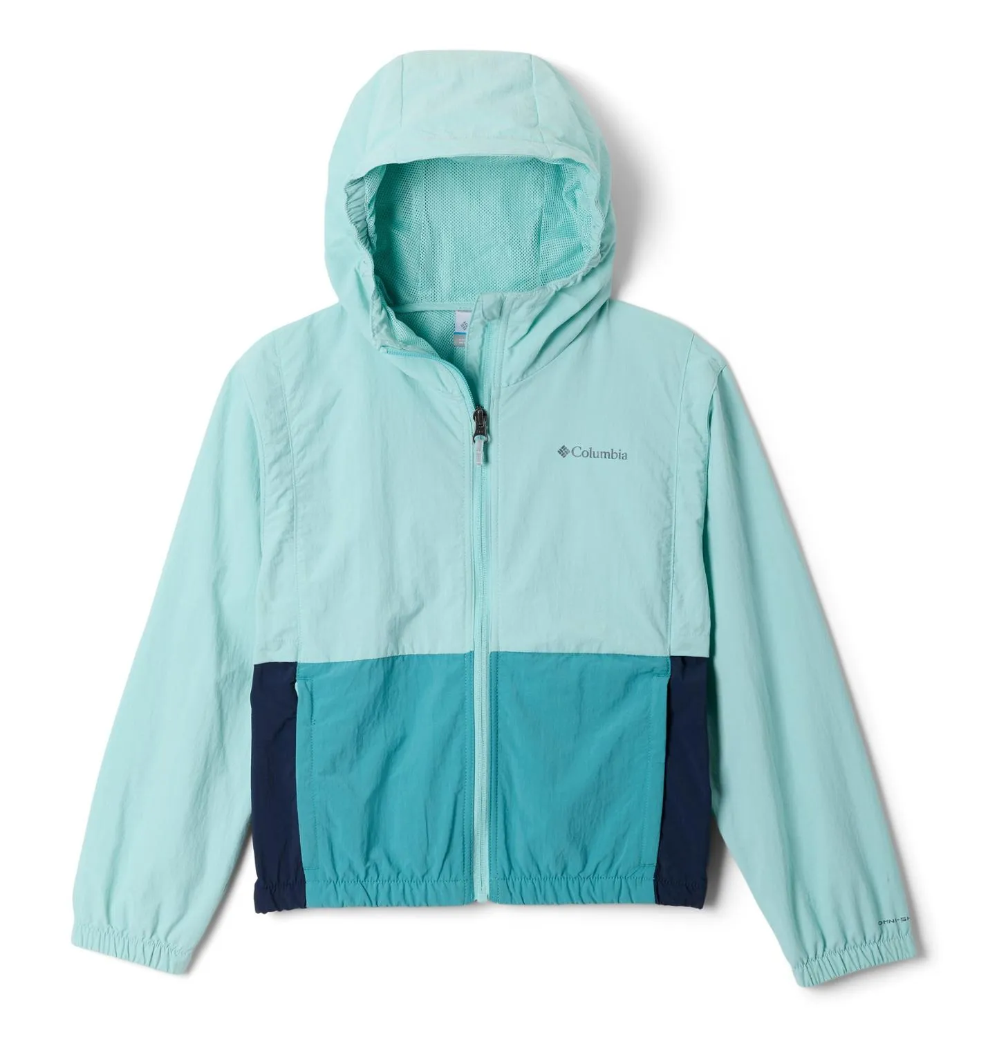 

Ветровка Tabor Trail для девочек Columbia, Spray/Navy/Teal