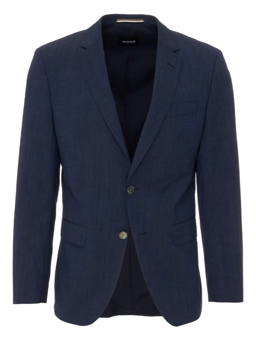 

Костюм из смесовой шерсти с однобортным пиджаком BOSS, синий