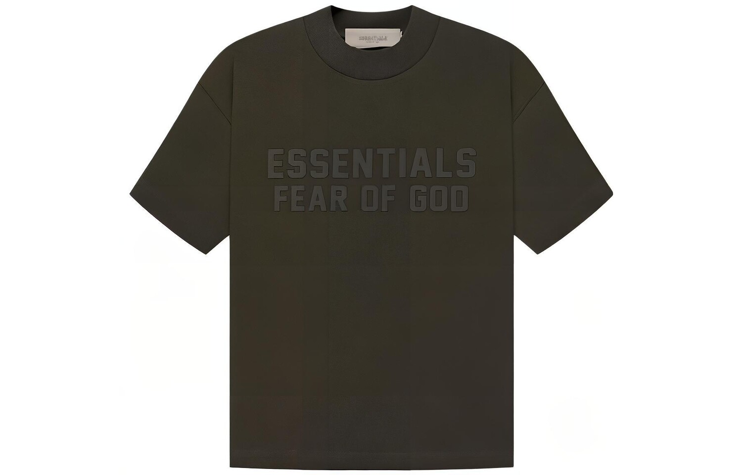 

Детская футболка Fear Of God Essentials, цвет Off Black