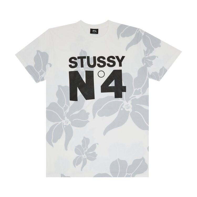 

Футболка Stussy No. 4 Flowers 'White', белый