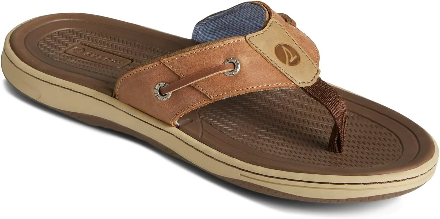 Мужские сандалии-вьетнамки Sperry Baitfish, светло-коричневый — фото 4