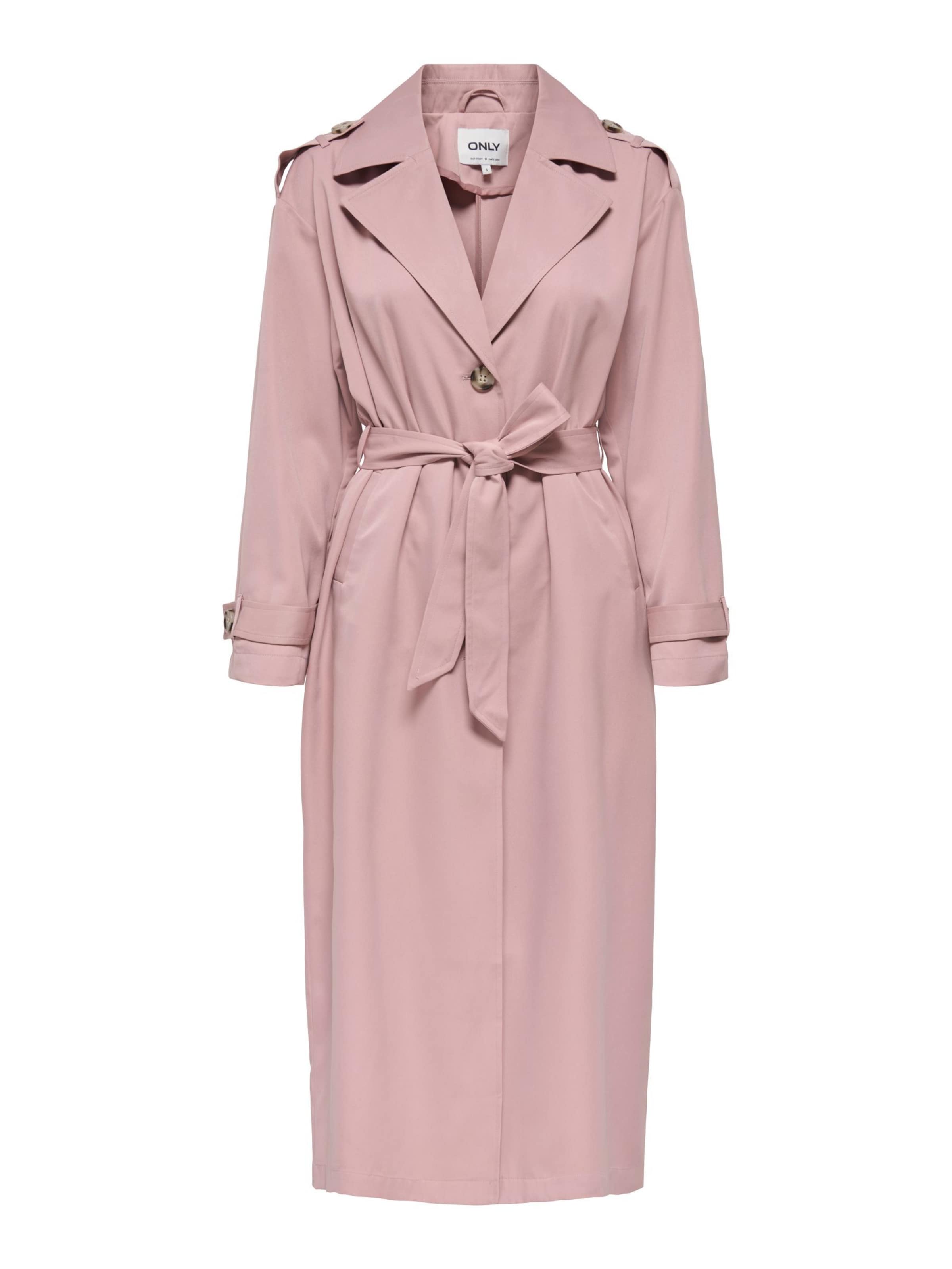 

ONLY Демисезонное пальто 'ONLLine' в пыльно-розовом цвете