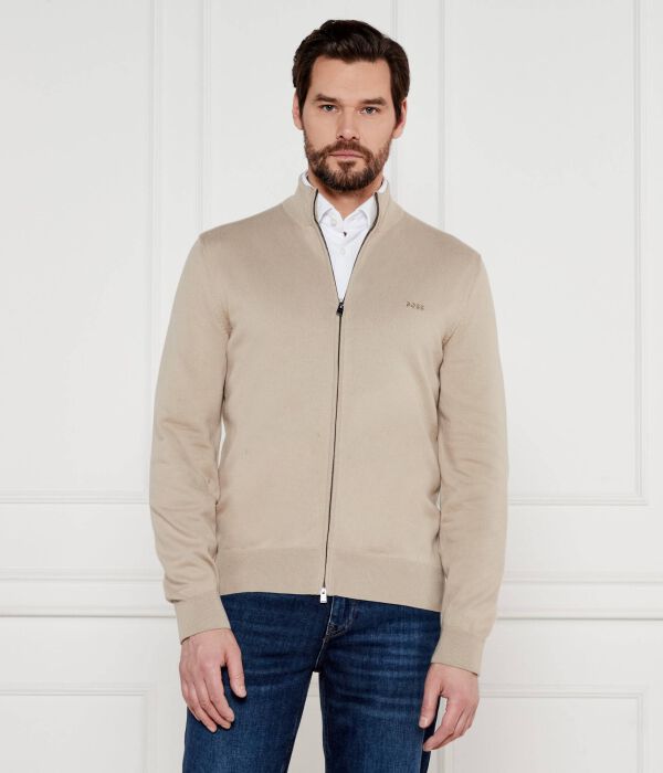 

Свитер мужской Boss на молнии, бежевый