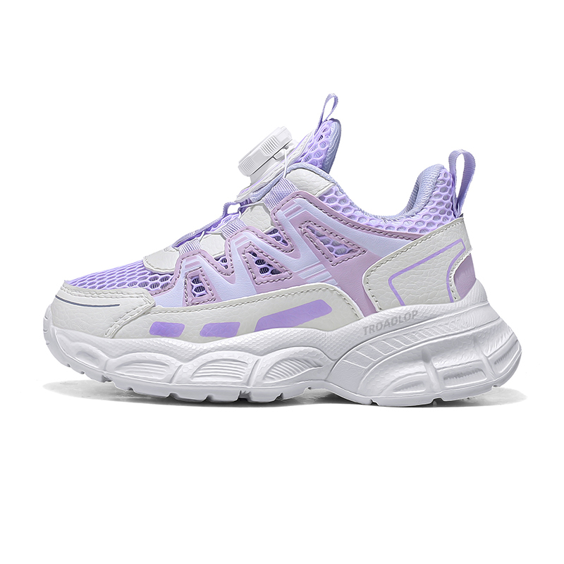 

Детские противоскользящие, антиударные, легкие, амортизирующие, дышащие мид-топ кроссовки Kids' TROADLOP, фиолетовый