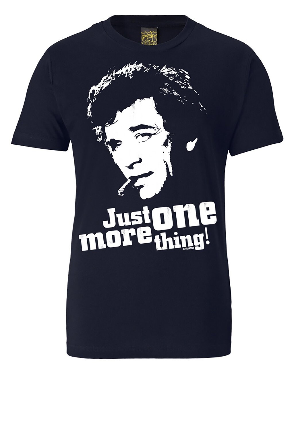 

Футболка с принтом JUST ONE MORE THING LOGOSHIRT, темно-синий