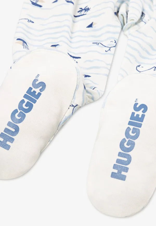 Комбинезон унисекс с широкими штанинами Huggies, Blue — фото 3