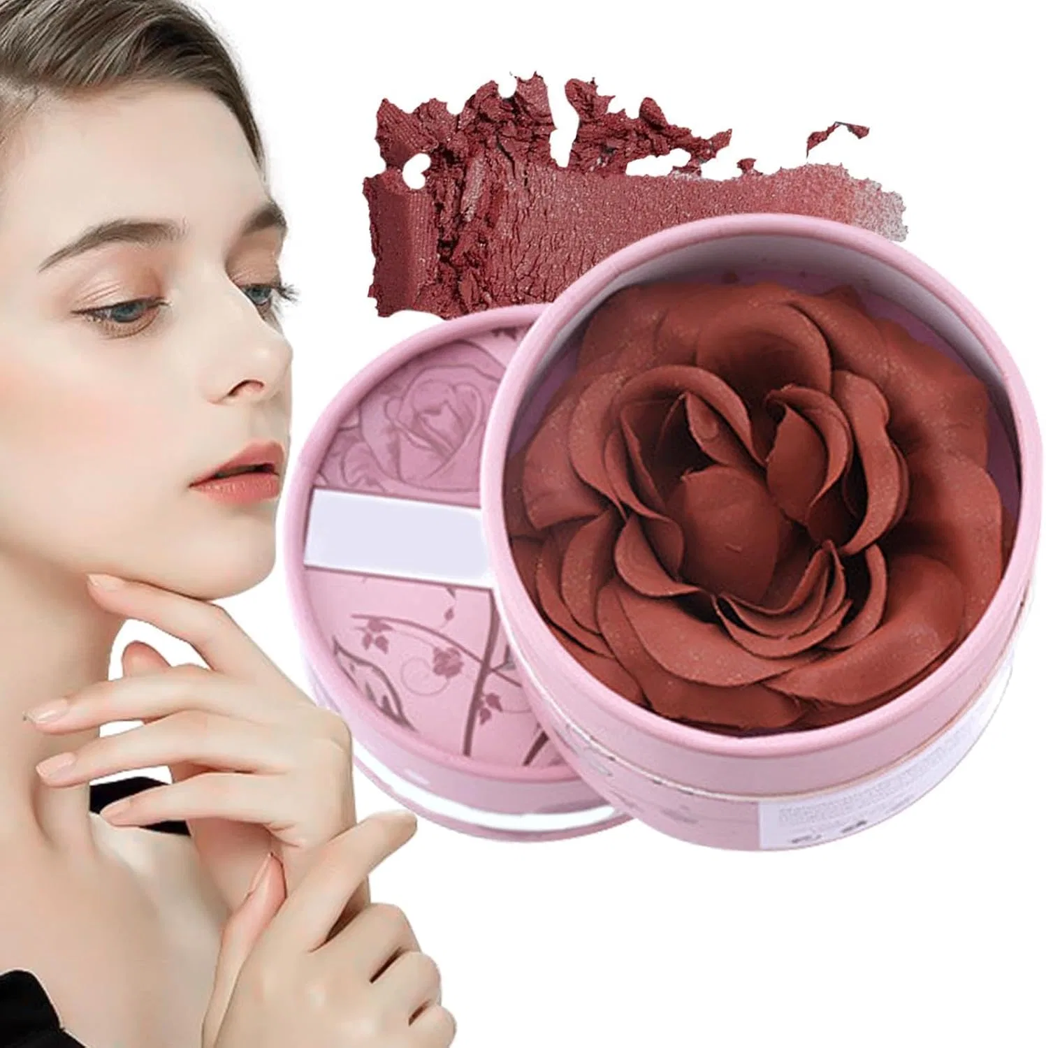 Румяна 3D Rose Petal Cheek, 6#, 3.5 г — фото 2