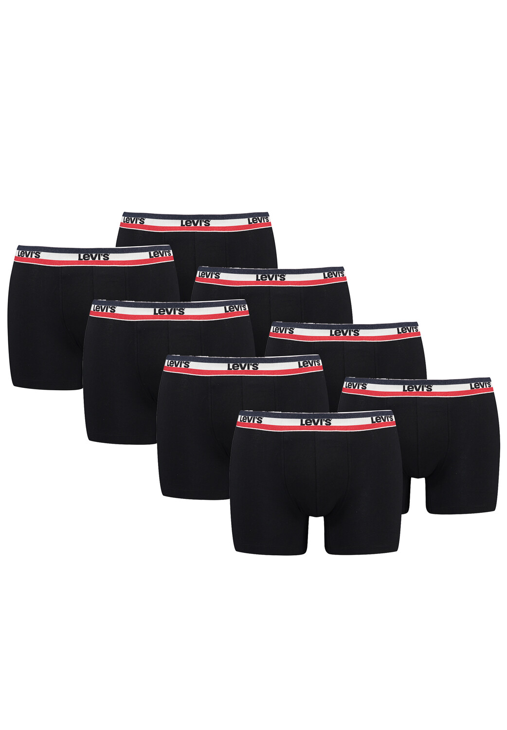 

Боксеры Levi´s Boxershorts MEN SPRTSWR LOGO BOXER BRIEF ORGANIC CO 6 шт, черный