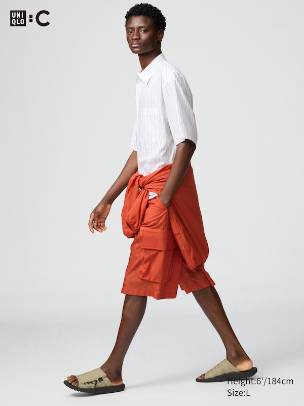 

Широкие шорты-карго Uniqlo, оранжевый