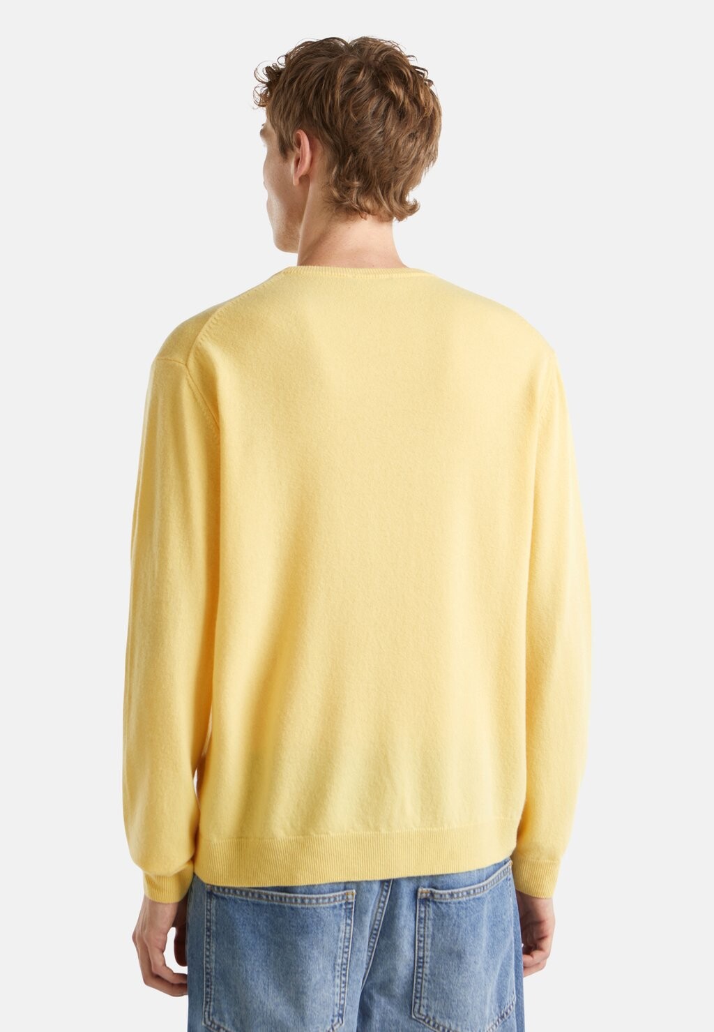 

Джемпер CREWNECK United Colors of Benetton, желтый