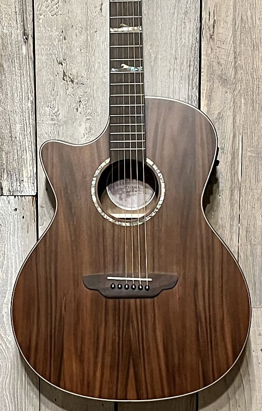 

Акустическая гитара Luna High Tide Koa Grand Concert Cutaway A/E - Natural Left Handed !