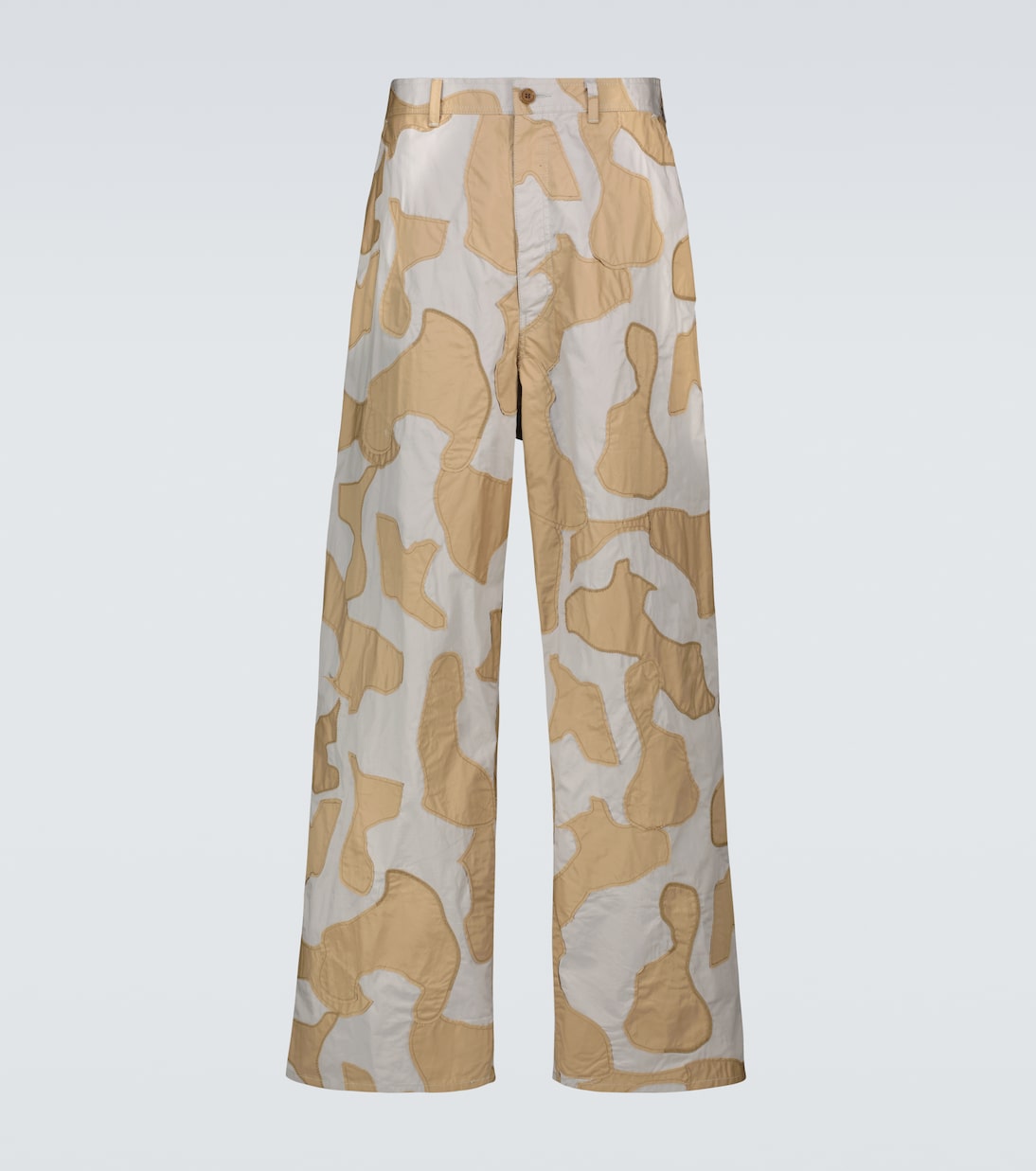 

Широкие камуфляжные брюки Undercover, Gray Base