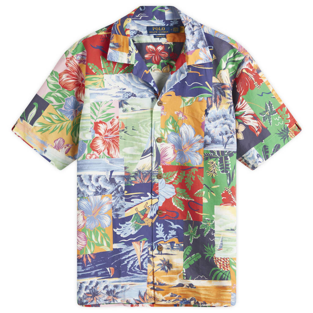 

Рубашка в стиле пэчворк для отдыха на пляже Polo Ralph Lauren, цвет beach bazaar patchwork