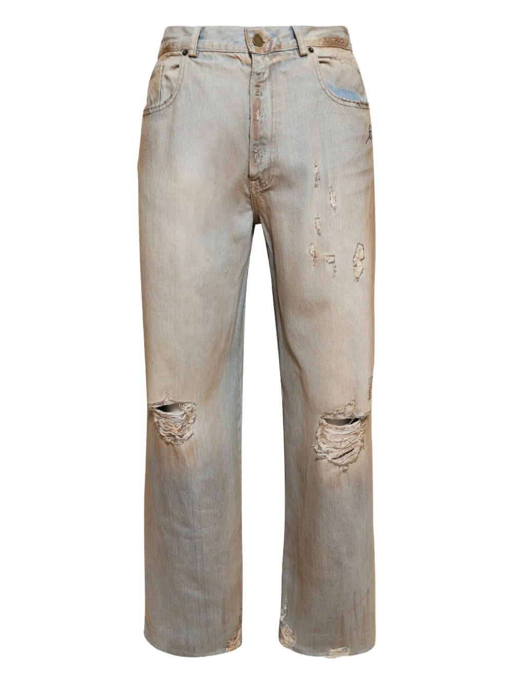 

Джинсы свободного кроя Warren Lotas, синий