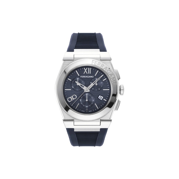 

Ferragamo Часы Vega Chronograph 42mm, Blue Dial