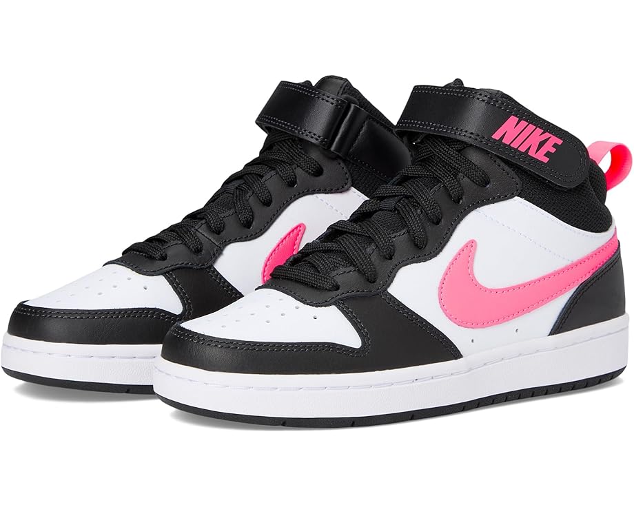 

Кроссовки Nike Kids Court Borough Mid 2, цвет Black/Sunset Pulse/White