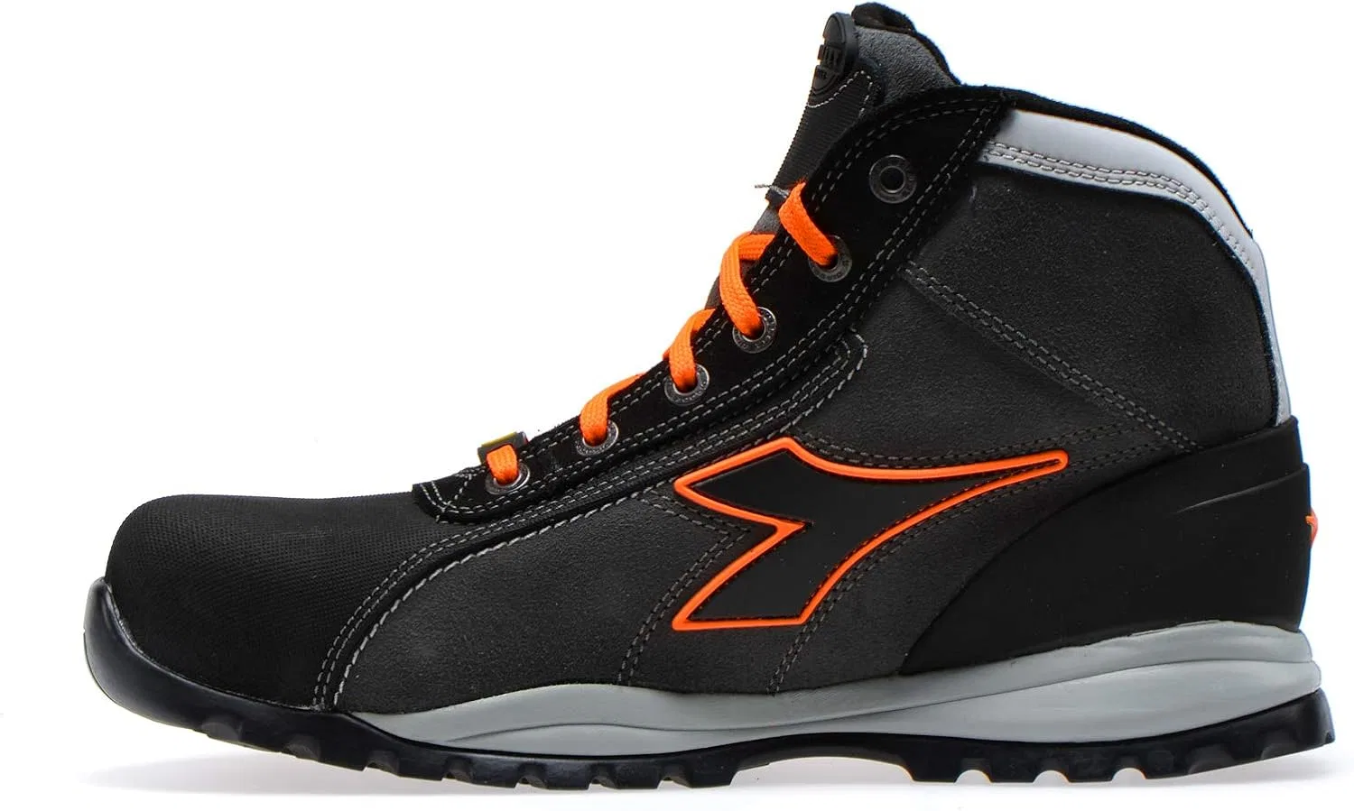 Защитная обувь Diadora Hi Pro S3 Glove Tech - Geox SRA HRO ESD UTILITY DIADORA, Asphalt Orange Fluo — фото 2