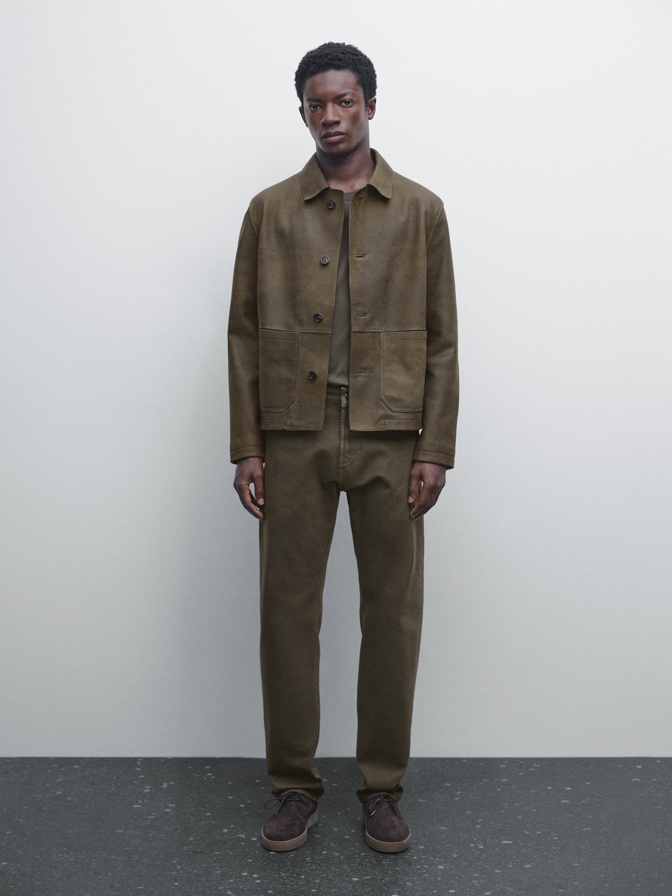 

Джинсы Slim Fit Massimo Dutti, серо-зеленый