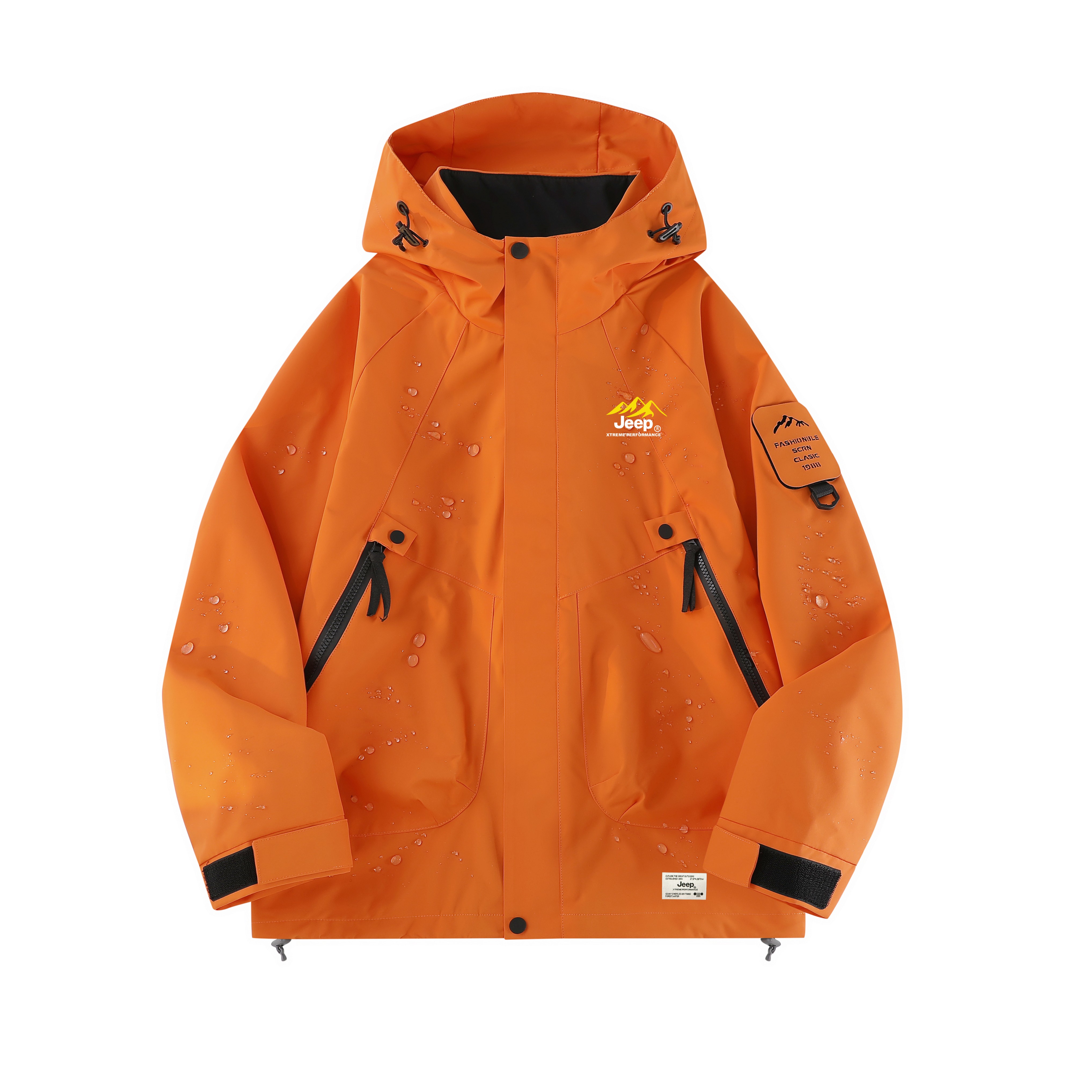

Куртка Unisex Hooded Thickened Jeep, hot maroon оранжевый
