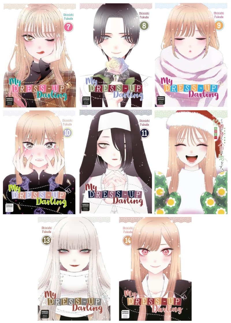

My Dress-Up Darling Series 8-Book Collection Set (Vol.7 to Vol.14) - A Romantic Cosplay Comedy Manga Series (generic)