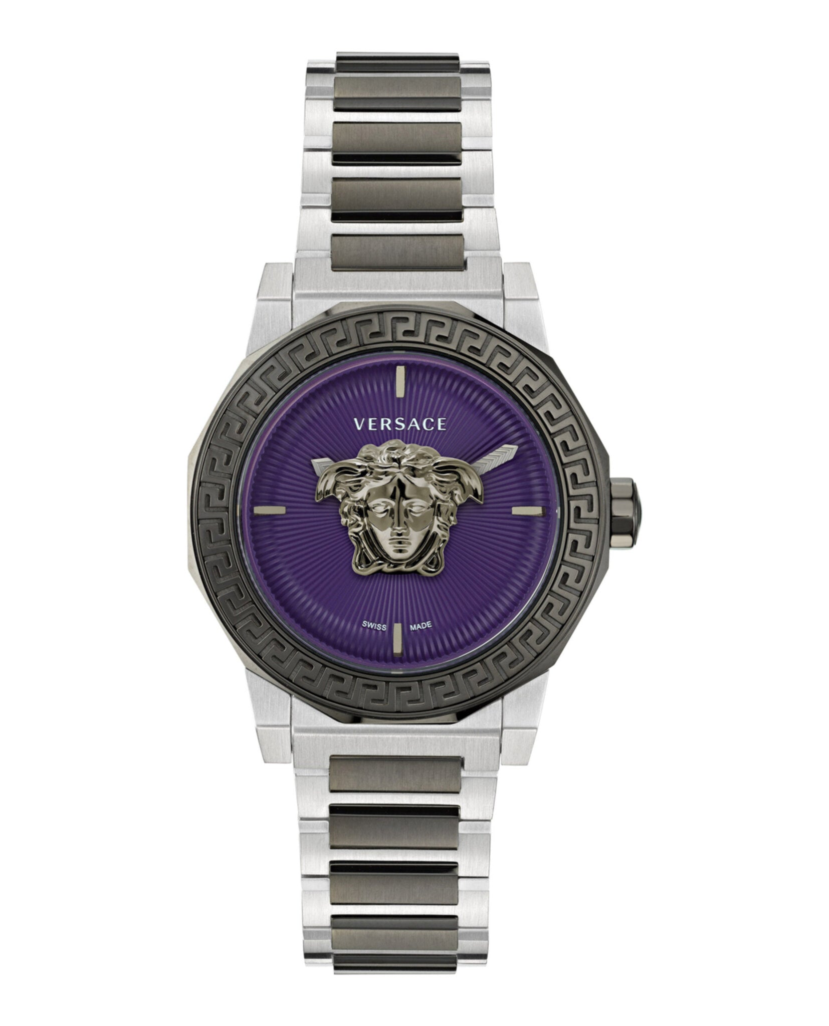 

Часы Medusa Deco Versace, цвет two tone/gun/purple